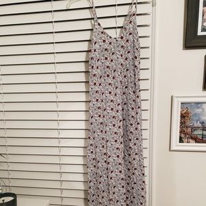 Maxi dress with flowers